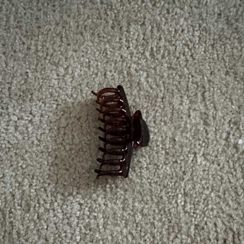 Brown Hair Claw Clip